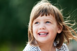 Girl smiling